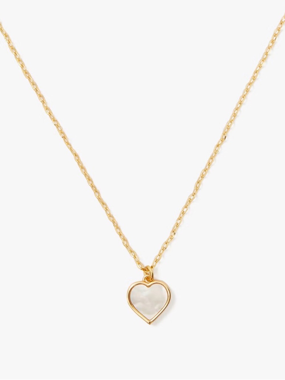 kate spade Spade Flower Mini Heart Pendant